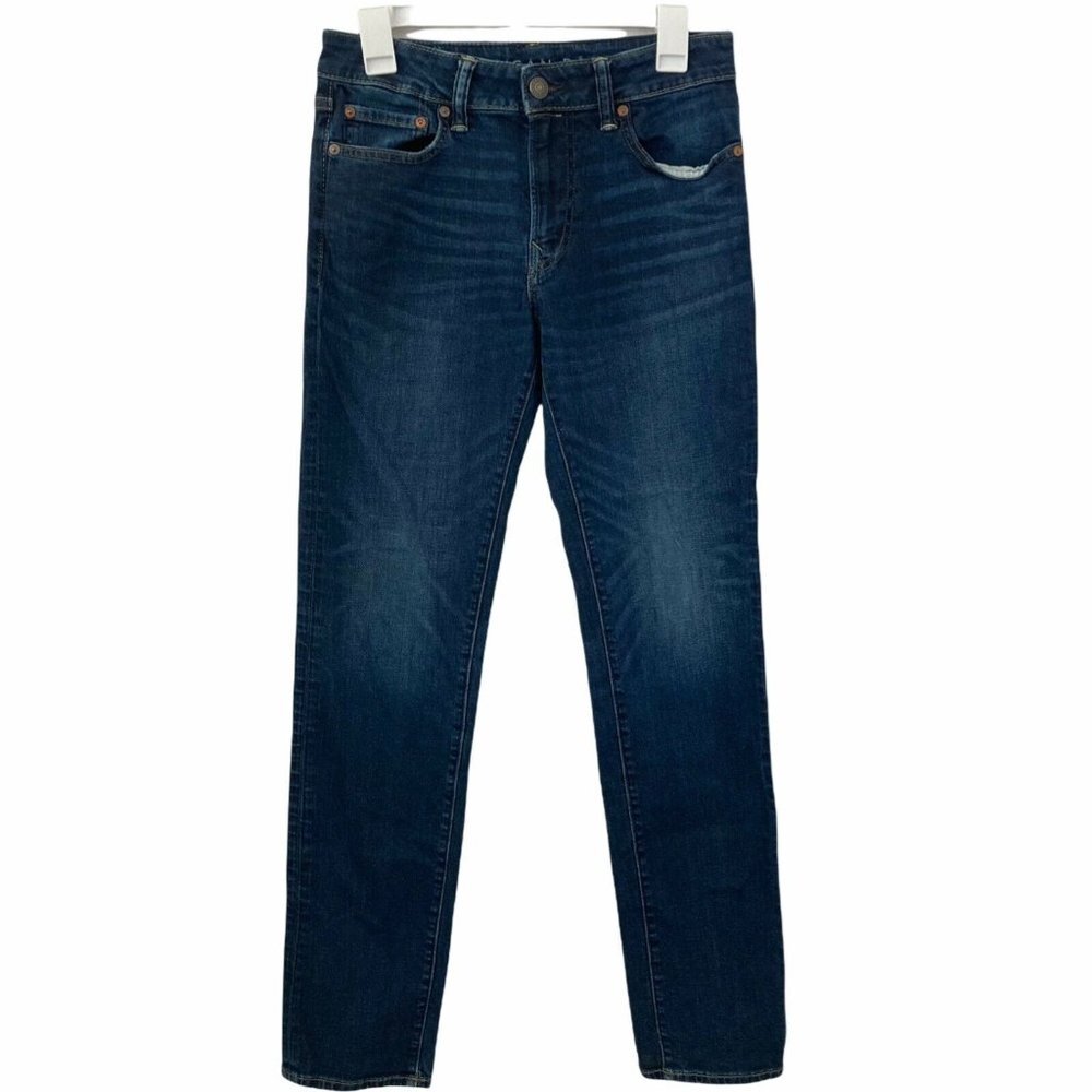 American Eagle Jeans Slim Straight Next Level Stretch Dark Wash Mens Size 29x34